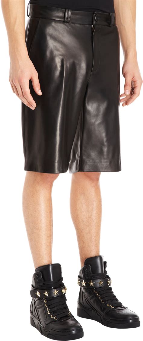 givenchy leather shorts|Givenchy pants for men.